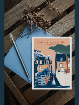 Carte Postale Saint Aubin sur Mer Venelle Calvados Normandie