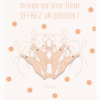3 CARTES A5 - Collection : Le bouquet – Image 5